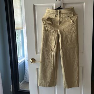 Jcrew long tan pants. Size zero